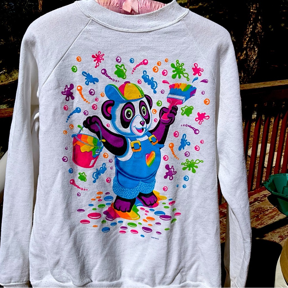 Lisa Frank Sweater - Panda Painter